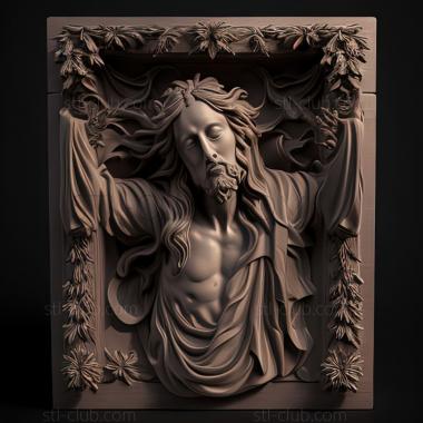 3D model st jesus (STL)